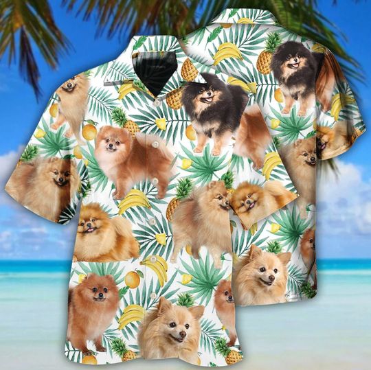 Discover Pomeranian Dog Banana Tropical Style