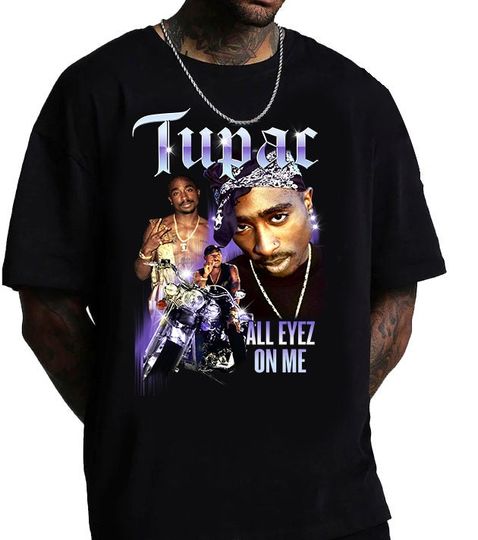 Discover Tupac All Eyez On Me Vintage T-Shirt