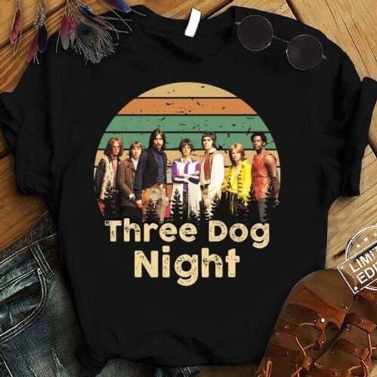 Discover Three Dog Night Vinatge T-Shirt, Three Dog Night Shirt