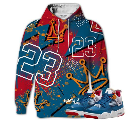 Discover 23 King 3D Zigzag.Jordan 4 Messy Room outfit hoodie