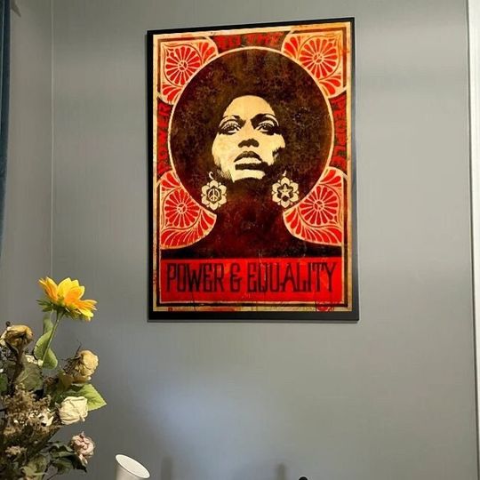 Discover Angela Davis poster 1971 Poster