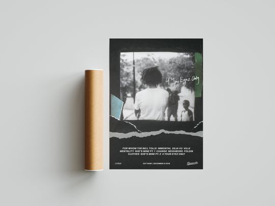 Discover J. Cole '4 Your Eyez Only' Album Poster