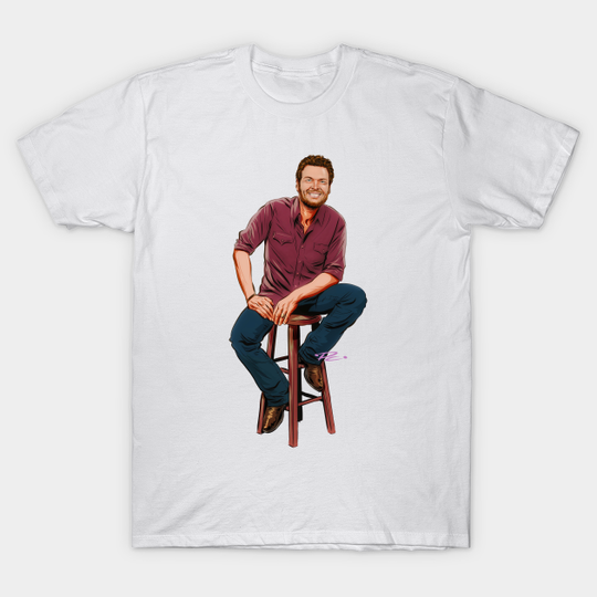 Discover Blake Shelton - An illustration by Paul Cemmick - Blake Shelton - T-Shirt
