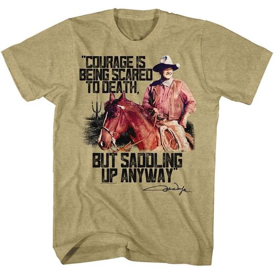 Discover John Wayne Saddle Up Natural Heather Shirts
