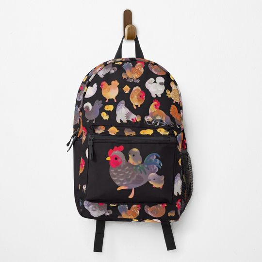Discover Chicken and Chick - dark Backpack
