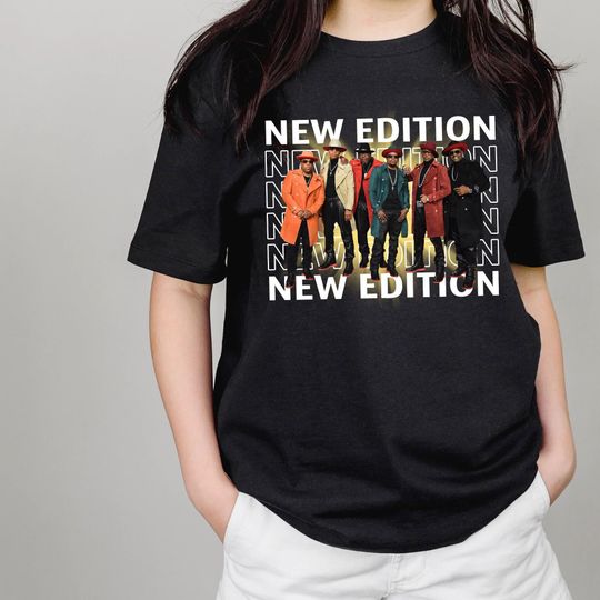 Discover Vintage New Edition Shirt, New Edition Legacy Tour 2023 Shirt
