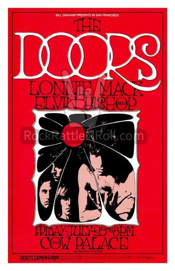 Discover THE DOORS 1969 Concert Poster