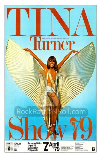 Discover TINA TURNER 1979 Concert Poster  German Concert Man