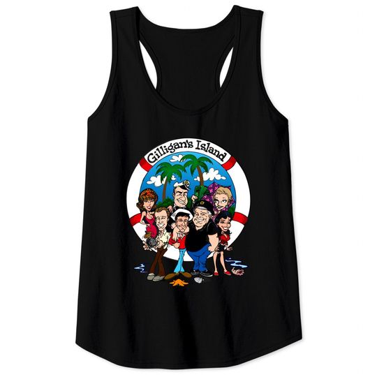 Discover Gilligans Island crew color Tank Tops