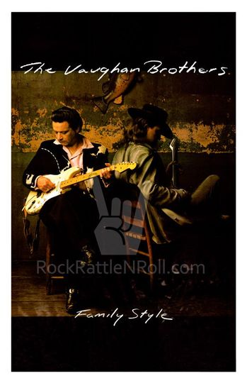 Discover Stevie Ray Vaughan 1990 Poster Family Style Vaughan Brother Jimmie