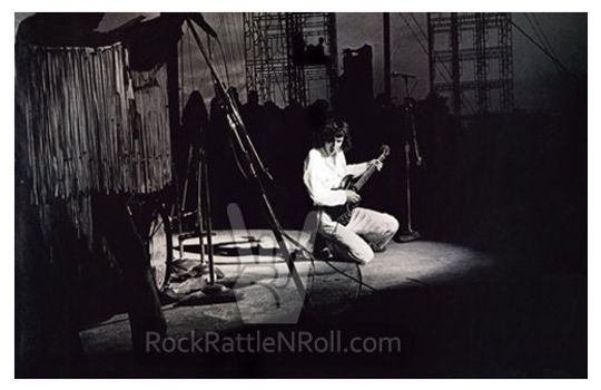 Discover THE WHO 1969 Woodstock Festival Photo Poster Pete Townsend