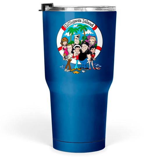 Discover Gilligans Island crew color Tumblers 30 oz