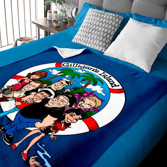 Discover Gilligans Island crew color Baby Blankets