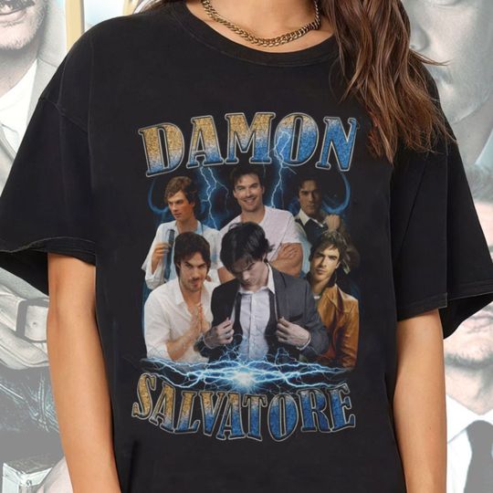 Discover Damon Salvatore Shirt, Limited Damon Salvatore Vintage T Shirt