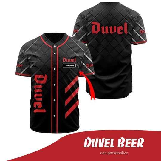Discover Duvel beer jersey shirt - Jersey baseball - Sport fashion - Baseball Tshirt