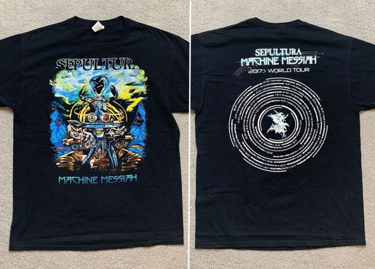 Discover SEPULTURA-MACHINE MESSIAH 2017 World Tour Unisex T-Shirt,