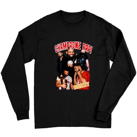 Discover Drake Champaign Papi Crewneck Long Sleeve Shirt - Stylish Music Apparel