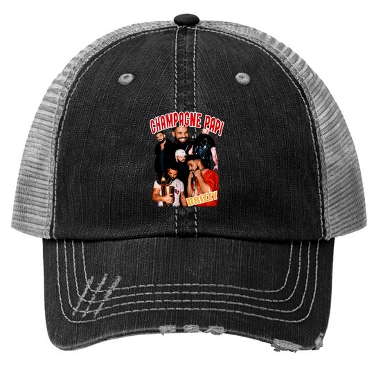 Discover Drake Champaign Papi Crewneck Trucker Hats - Stylish Music Headwear