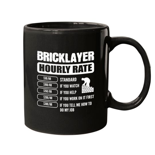 Discover Masonry - Hourly Rate - Bricklayer Mugs