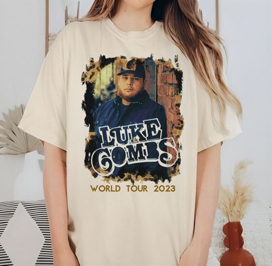 Discover Luke Combs World Tour 2023 Shirt, Country Music Luke Combs T-Shirt, Music Concert Shirt,The Bootleggers Fan
