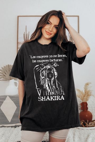Discover Shakira women no longer cry shirt, women invoice t shirt