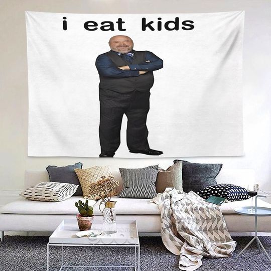 Discover I eat Kids Tapestry Funny Tapestries