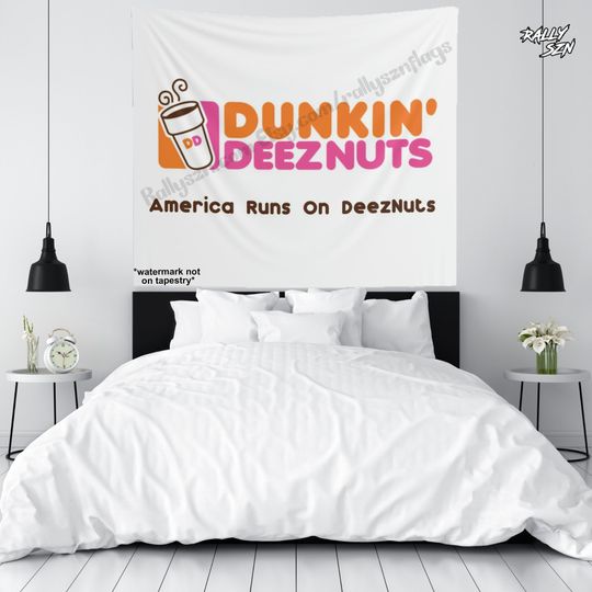 Discover Dunking Deez Premium Meme Funny Tapestry