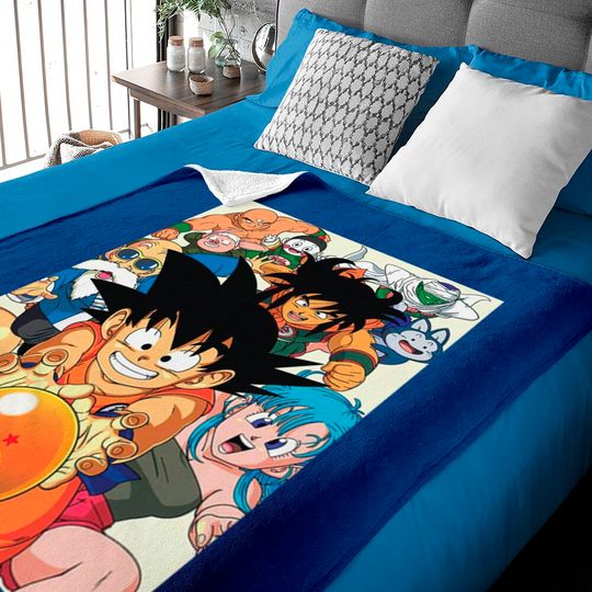 Discover Dragon Ball Z Character Goku Baby Blankets