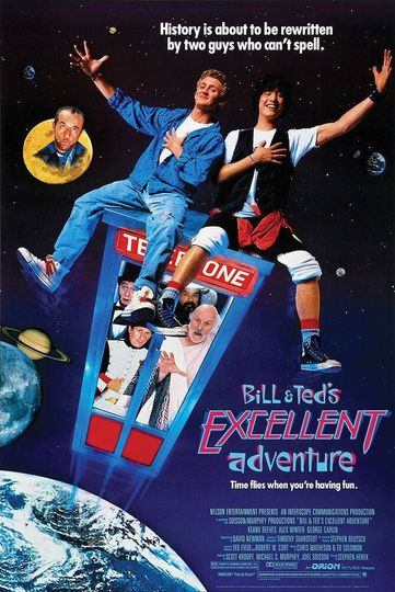 Discover Bill & Ted's Excellent Adventure Movie Sheet Poster