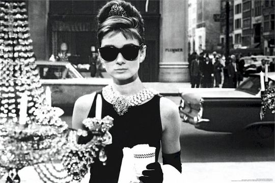 Discover Audrey Hepburn Sunglasses Coffee Breakfast At Tiffany's Poster