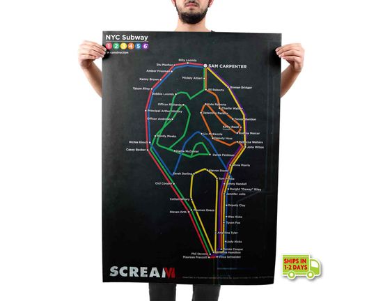 Discover Scream 6 Movie Poster, Quality Print on Glossy Print, Photo Poster Paper - SCREAM62
