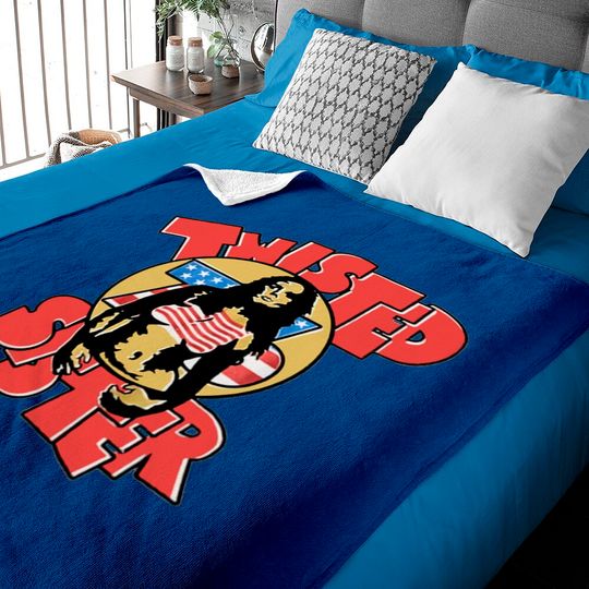 Discover Twisted Sister Can't Stop Rock'N'Roll Baby Blankets