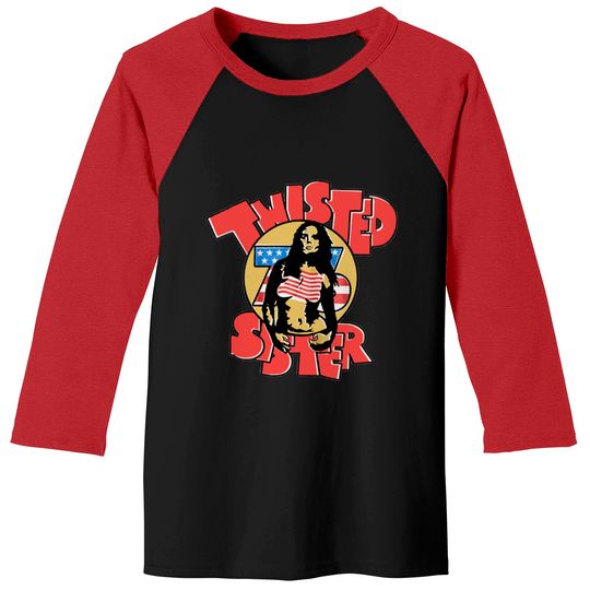 Discover Twisted Sister Can't Stop Rock'N'Roll Baseball Tees