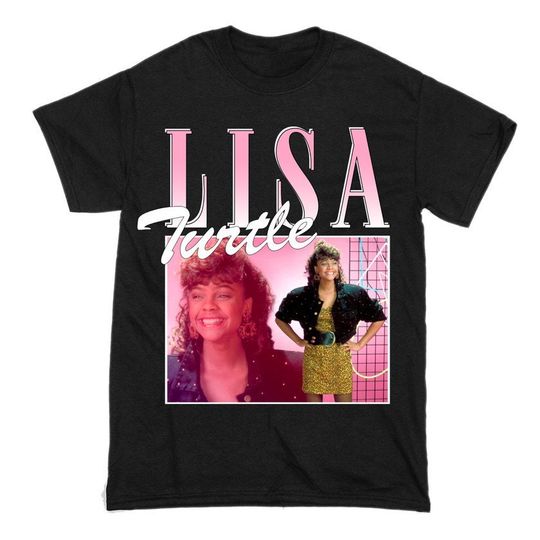 Discover Lisa Turtle Saved By The Bell Short Sleeve Famous Shirt Men and Women Softstyle T-Shirt