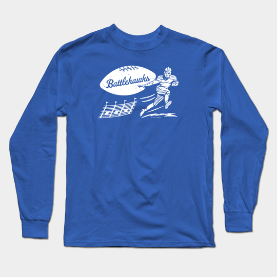 Discover Vintage XFL Football - St. Louis Battlehawks Long Sleeve Shirt