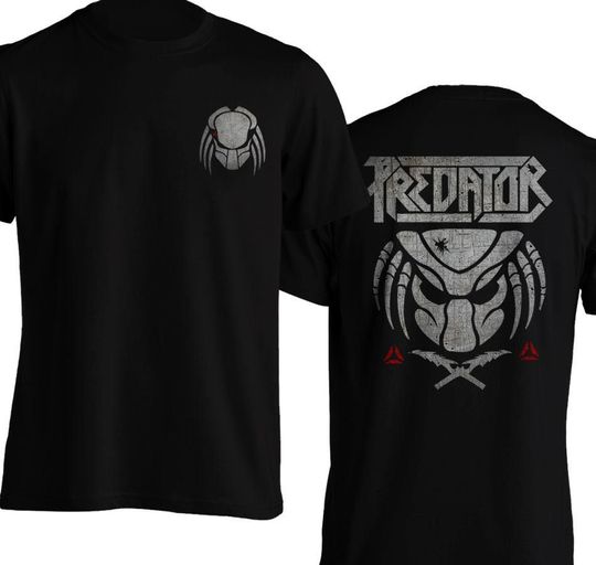 Discover Predator Movie Shirt 1987 Movie DTG Front-Back Printing Soft style T-Shirt
