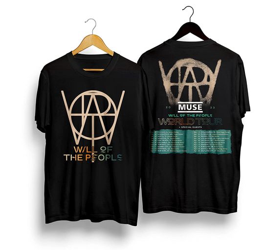 Discover The Unisex Muse Shirt, Will Of The People Tour Concert Muse Band 2023 Tee