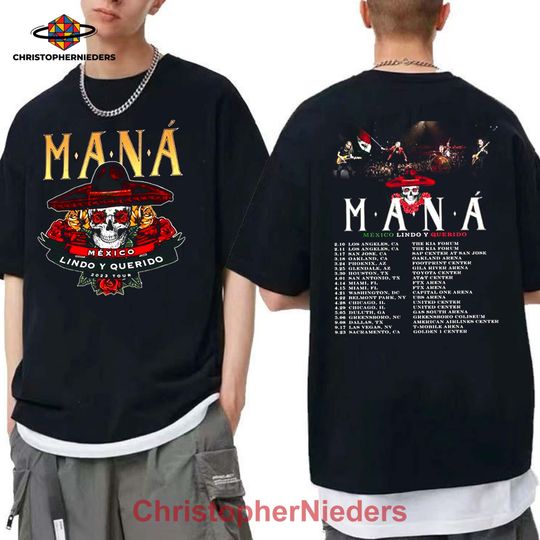 Discover Printed Man Mxico Tour Slides Unisex Shirt