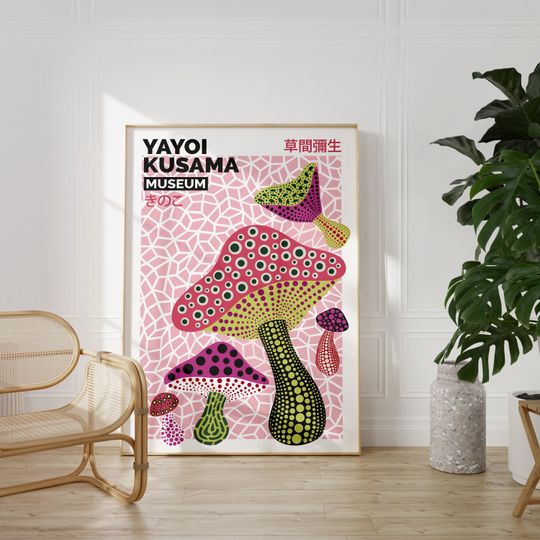 Discover Yayoi Kusama Exhibition Wall Art