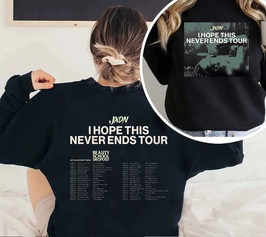 Discover JXDN Tour 2023 Shirt, I Hope This Never Ends Tour 2023