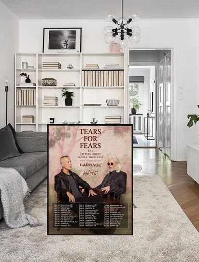 Discover Tears For Fears The Tipping Point World Tour Poster