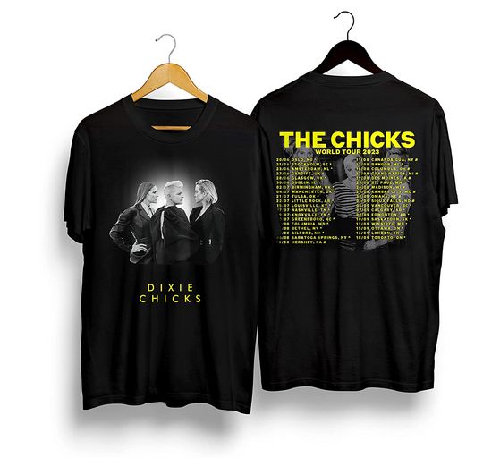 Discover Vintage The Chicks Band Shirt, Dixie Chicks Band TShirt, World Tour 2023 Vintage Graphic