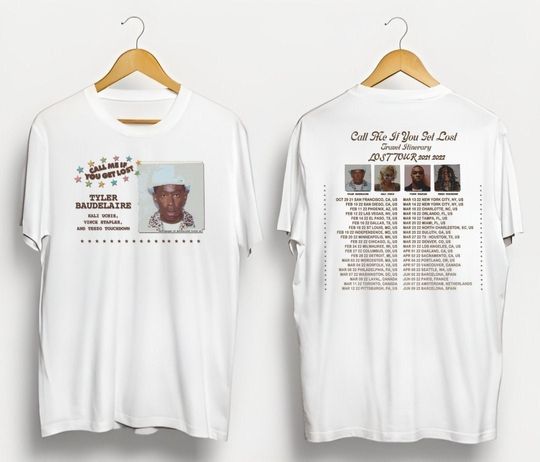 Discover Tyler The Creator Call Me If You Get Lost Graphic Shirt