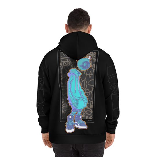 Discover Skull Bomber: Unisex Graphic Hoodie streetwear pullover graffiti urban fashion art long sleeve men's hoodie graffiti art urban wear graphic