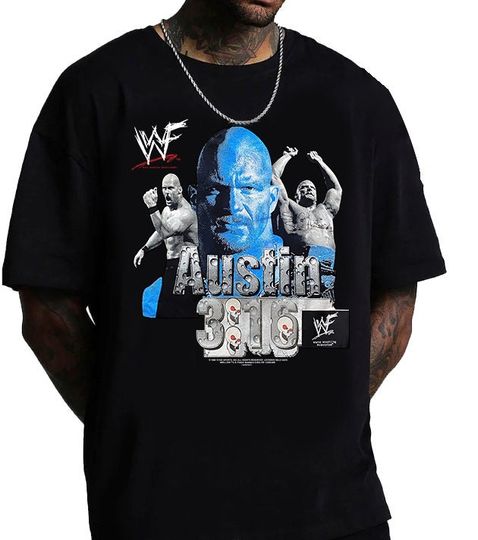 Discover 1998 Stone Cold Vintage T Shirt, Stone Cold Steve Austin Wrestling
