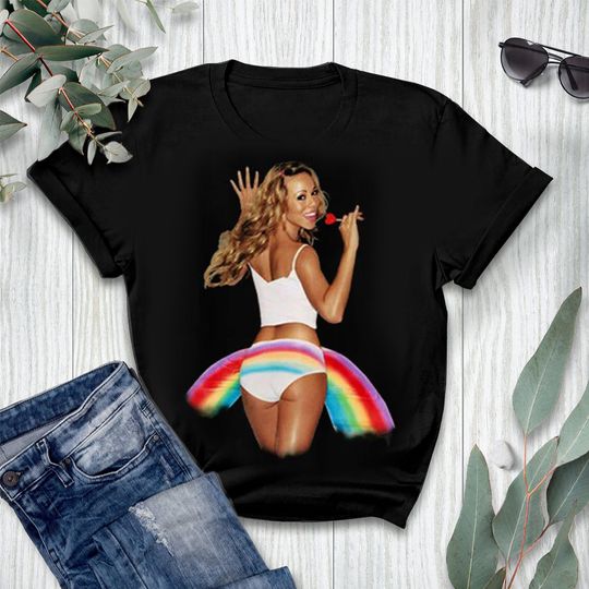 Discover Vintage Mariah Carey Rainbow Shirt