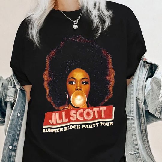 Discover Jill Scott Tour T-shirt, Jill Scott Tour Gift For Fan