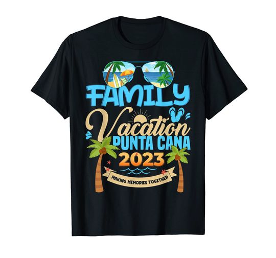 Discover Family Vacation Punta Cana 2023 Dominican Republic Vacation T-Shirt