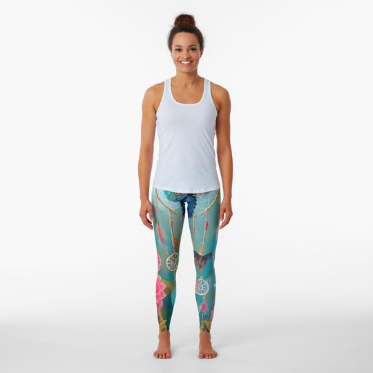 Discover Tree Of Life Dreamcatcher Leggings