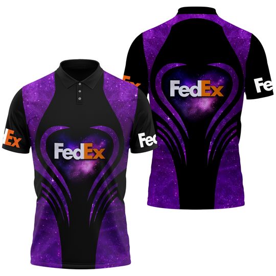 Discover Fedex express galaxy Polo Shirt for Delivery Driver